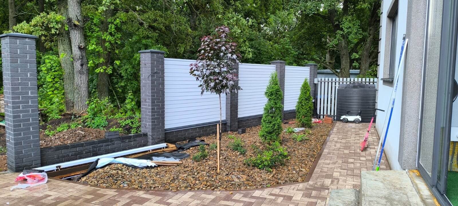 Забор-жалюзи из ламелей Хай-Тек 54м RAL9003 Белый фото 3 в Иркутске