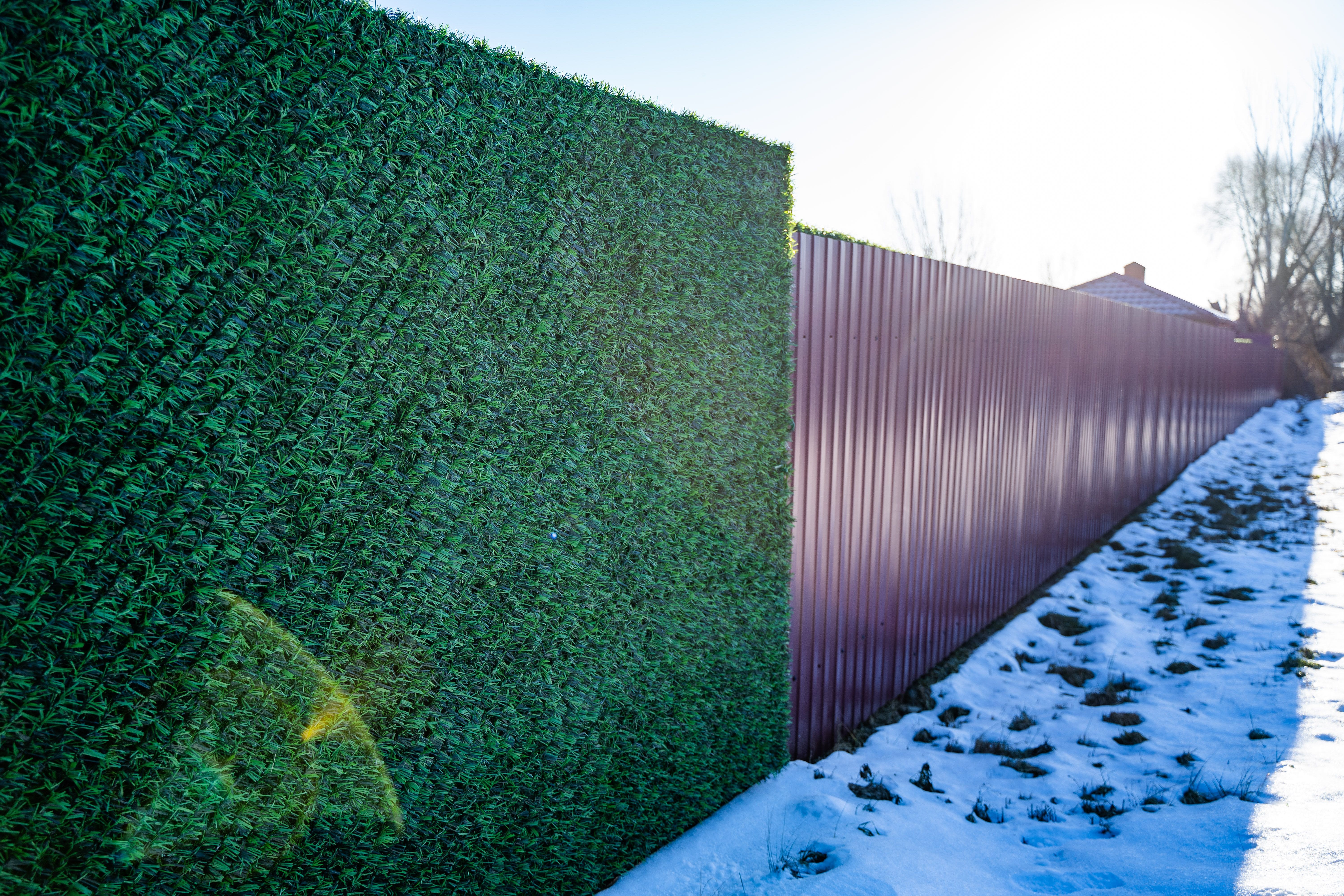 Вечнозеленый забор Grass Fence рулон 2м фото 11 в Иркутске
