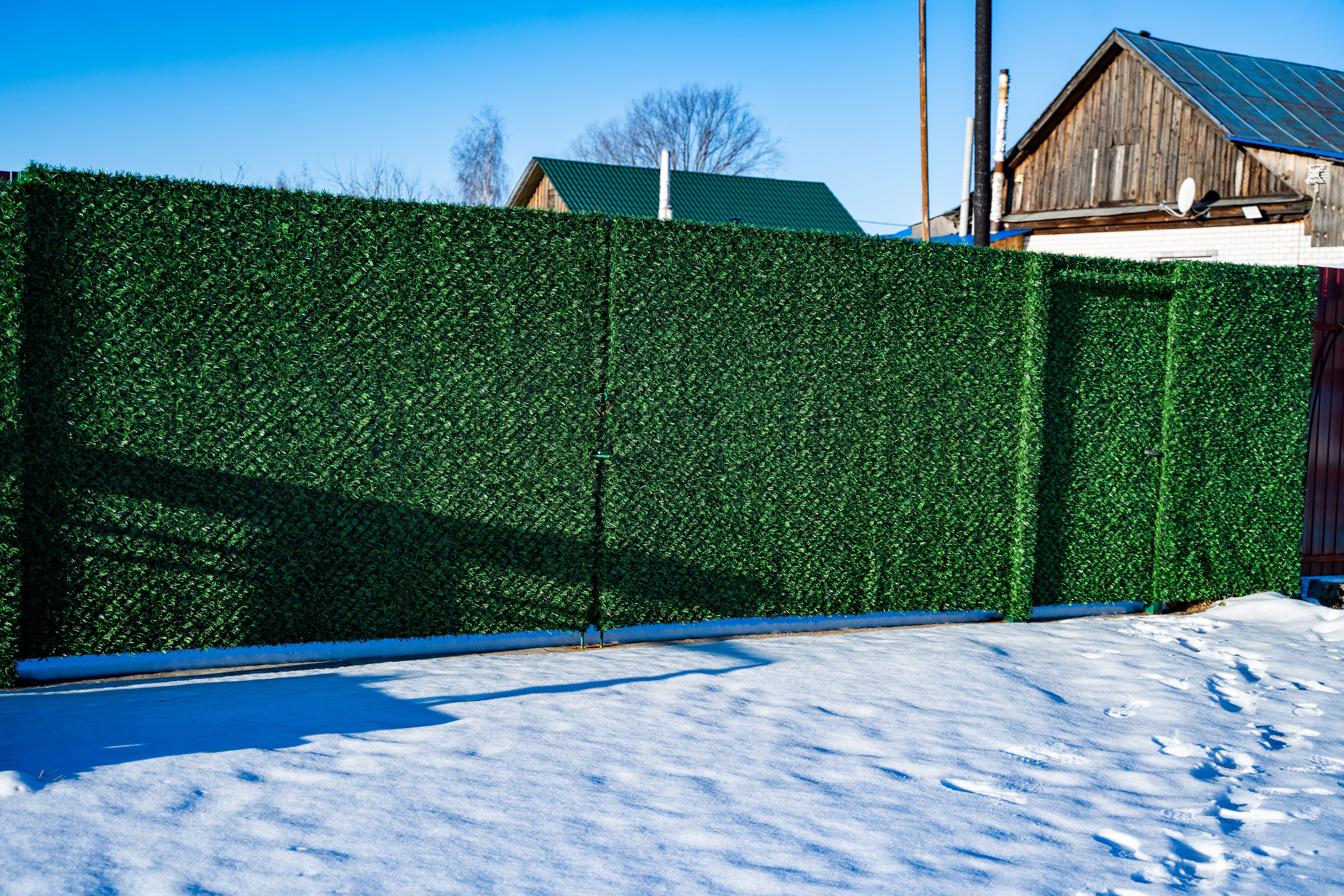Вечнозеленый забор Grass Fence рулон 2м фото 4 в Иркутске