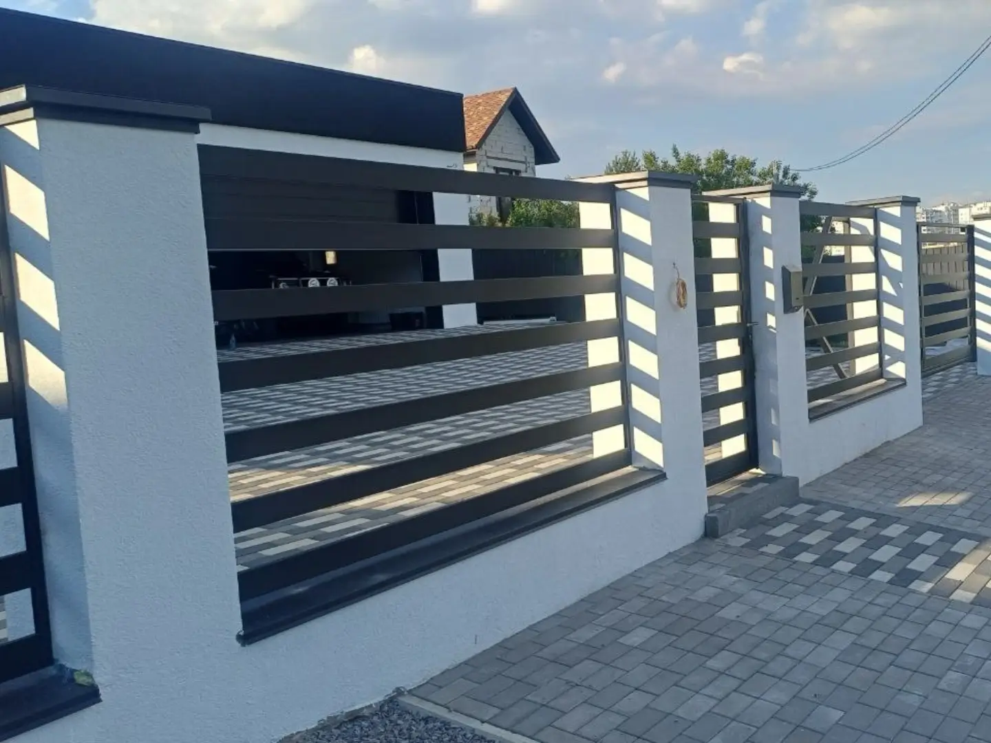 Забор-ранчо из металлопланкена 16м RAL9005 Черный МАТТЕ фото 4 в Иркутске